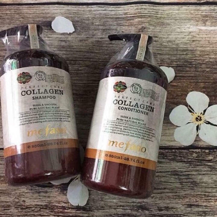 Cặp dầu gội xả Collagen mefaso