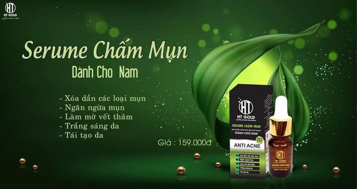 [HCM]Serum Chấm Mụn Dành Cho Nam HT GOLD