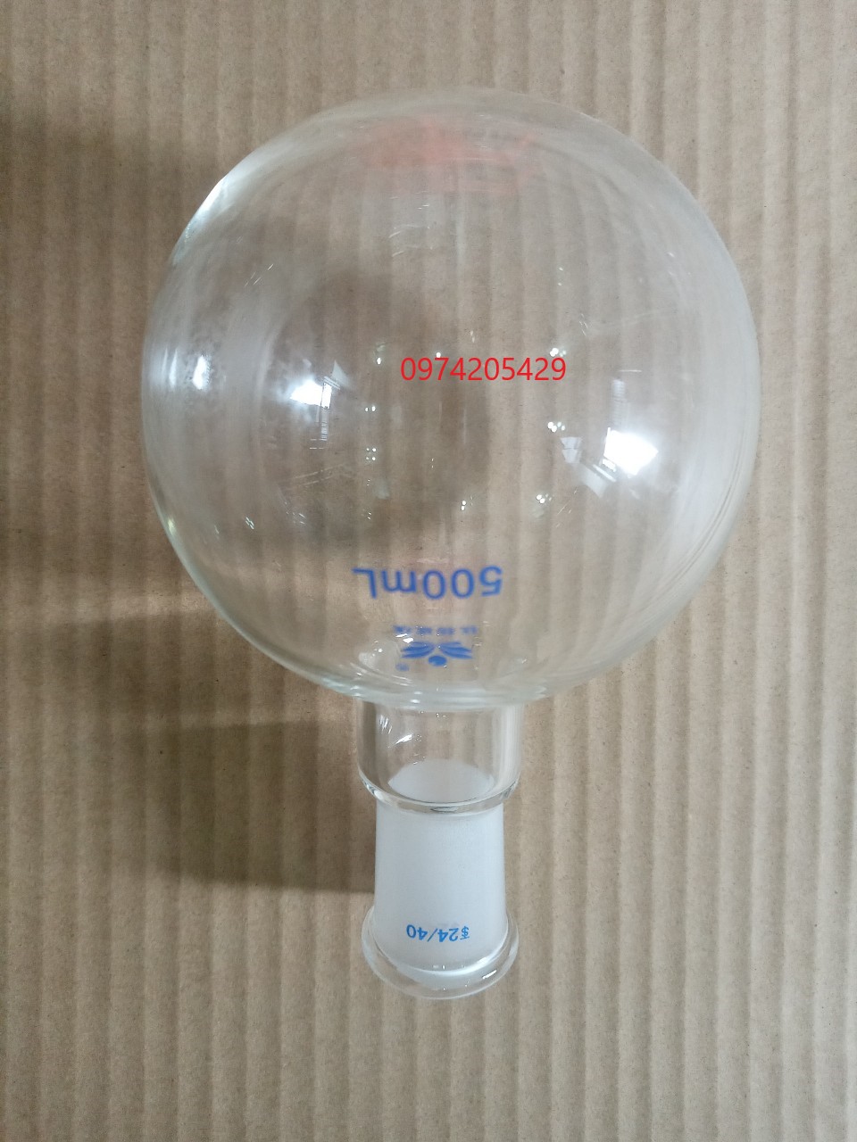 Bình cầu đáy tròn 500ml cỡ nhám 24/29