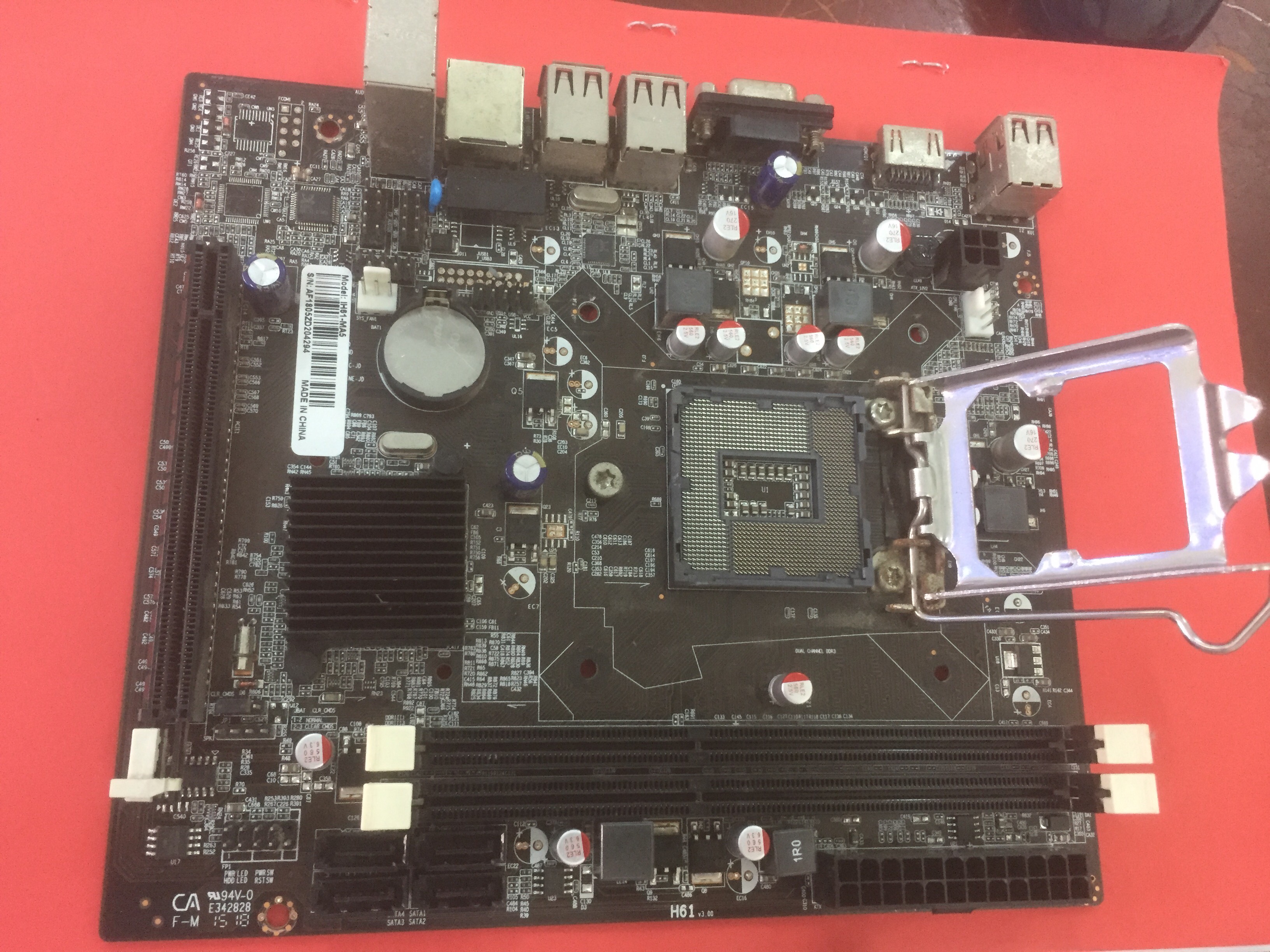 Mainboard H61 socket 1155 hàng tháo máy
