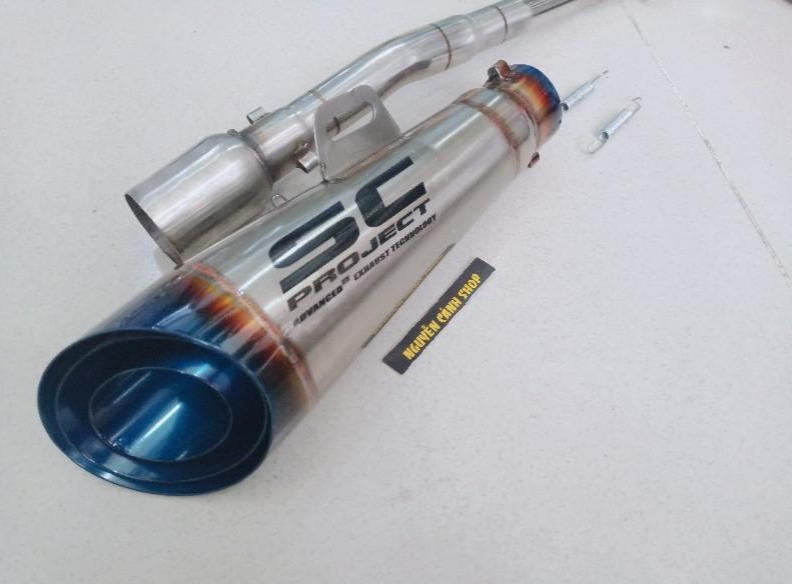 PÔ SC xéo gắn xe wave xe sirius có cổ