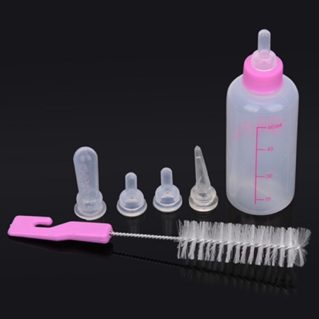 Bình ti bú sữa cho cún mèo con🍼🍼