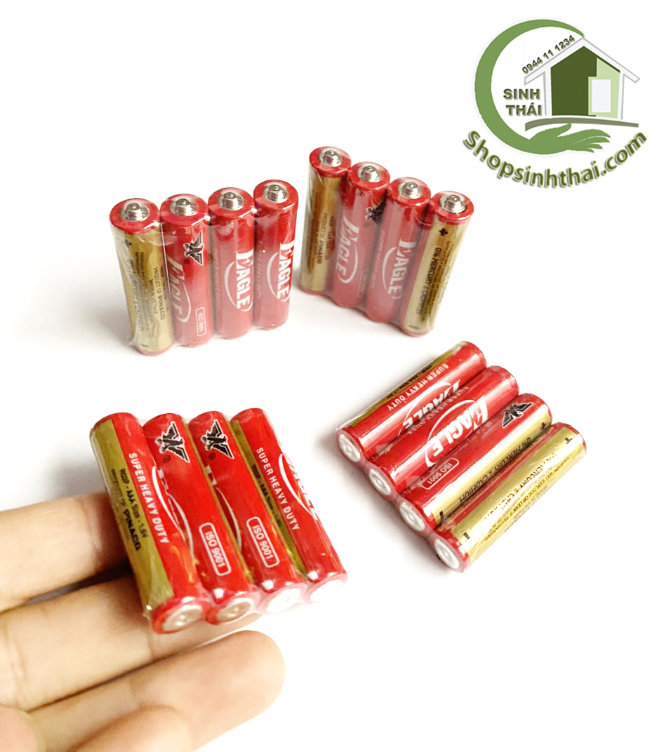 Pin tiểu AAA (3A) Con Ó - Pinaco ( 4 viên ) - Pin cho remote máy lạnh, tivi....