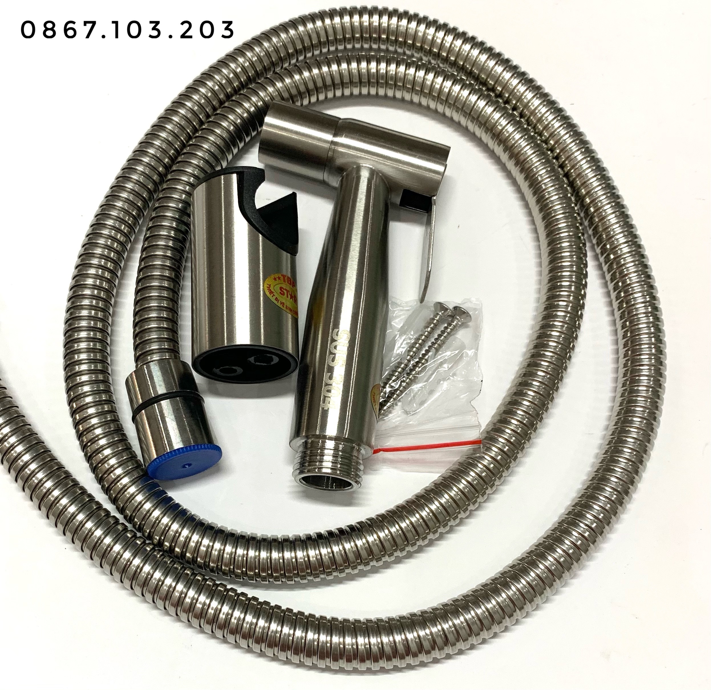 Vòi xịt vệ sinh inox sus 304