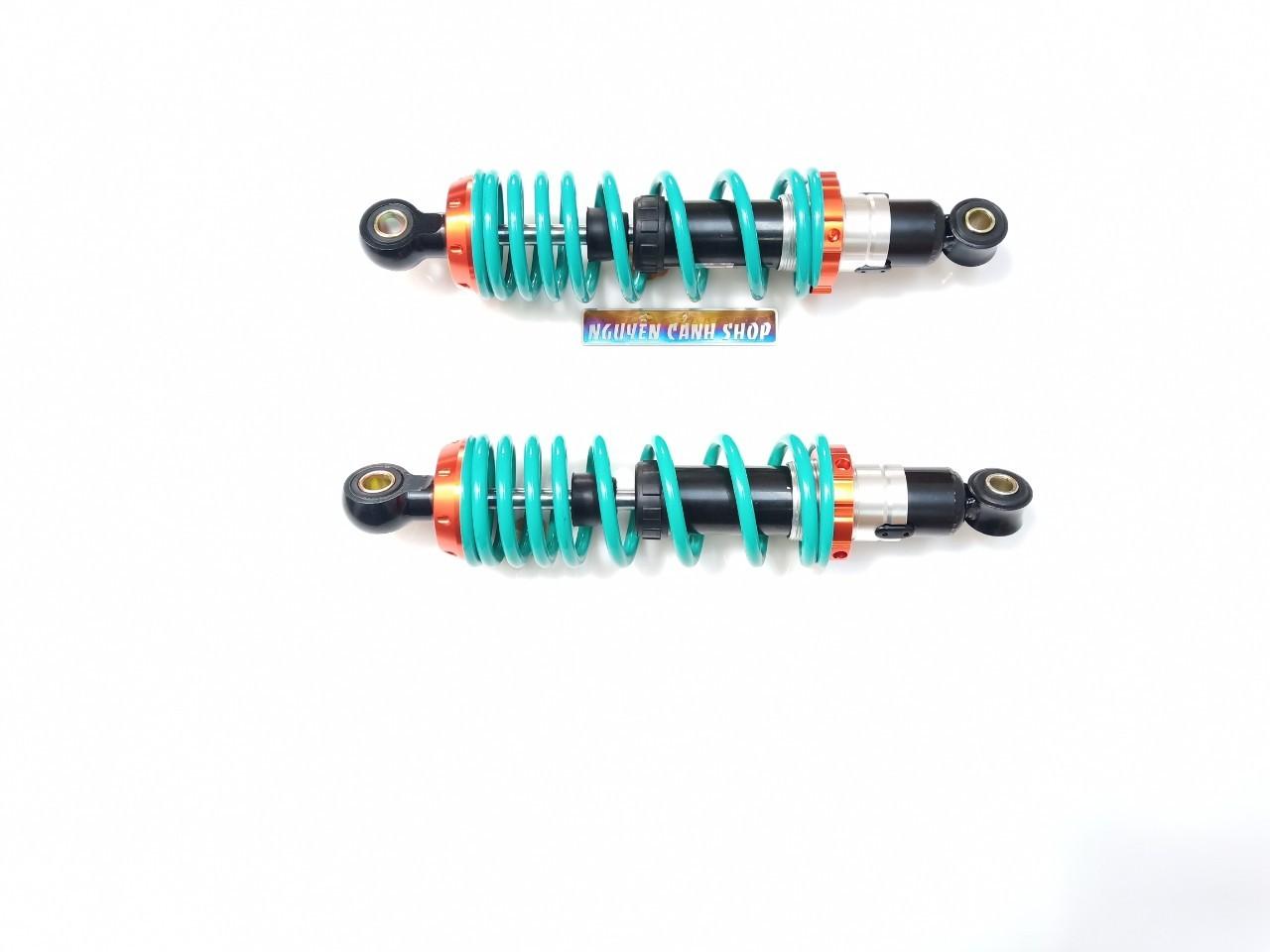 Phuộc sau xe sirius racing boy xanh nitron 1 cặp