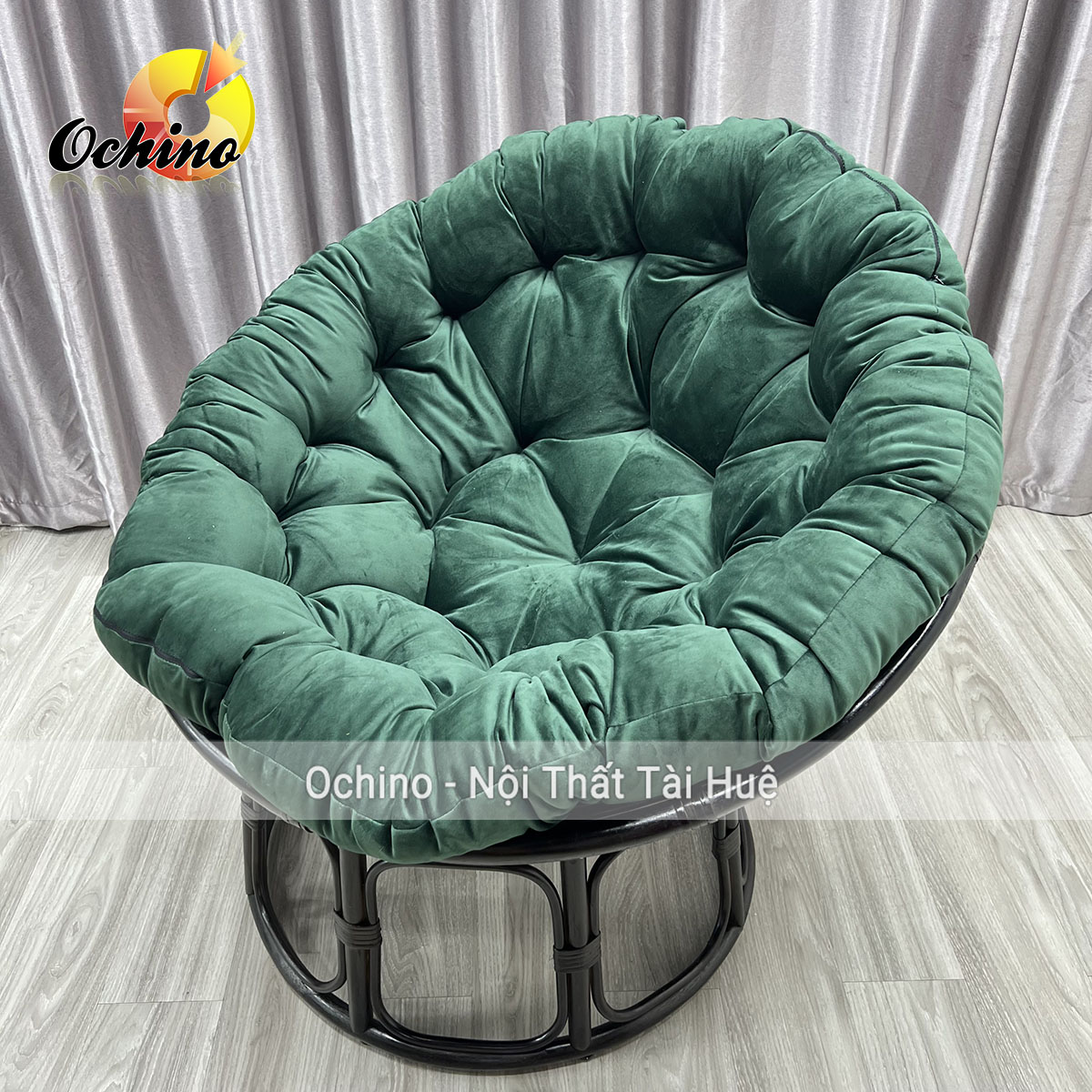 (FREE SHIP) Ghế papasan Thư giãn cao cấp mây xịn 100%(full ghế và đệm)