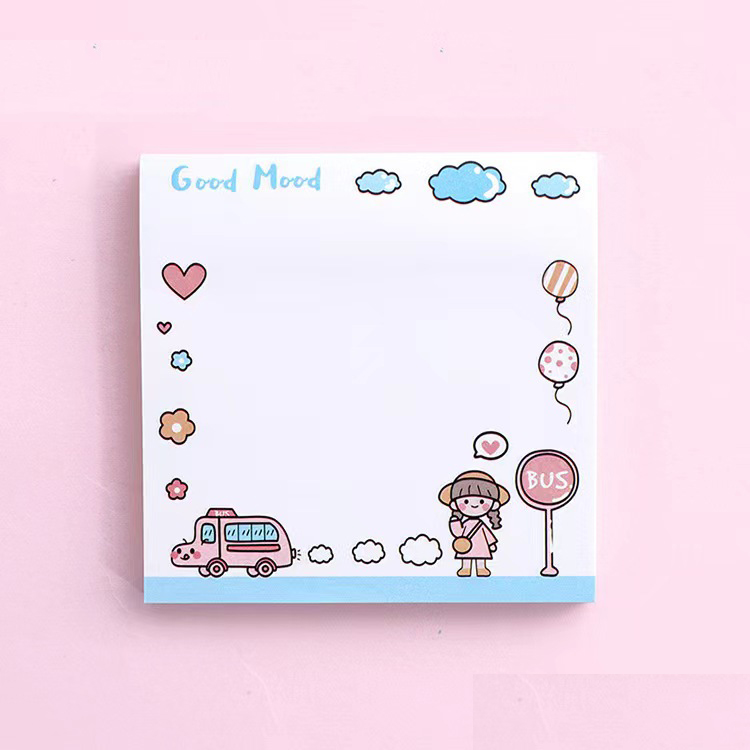 Cute 80 pcs sticky notes cartoon cute multi cartoon cute sticky notes