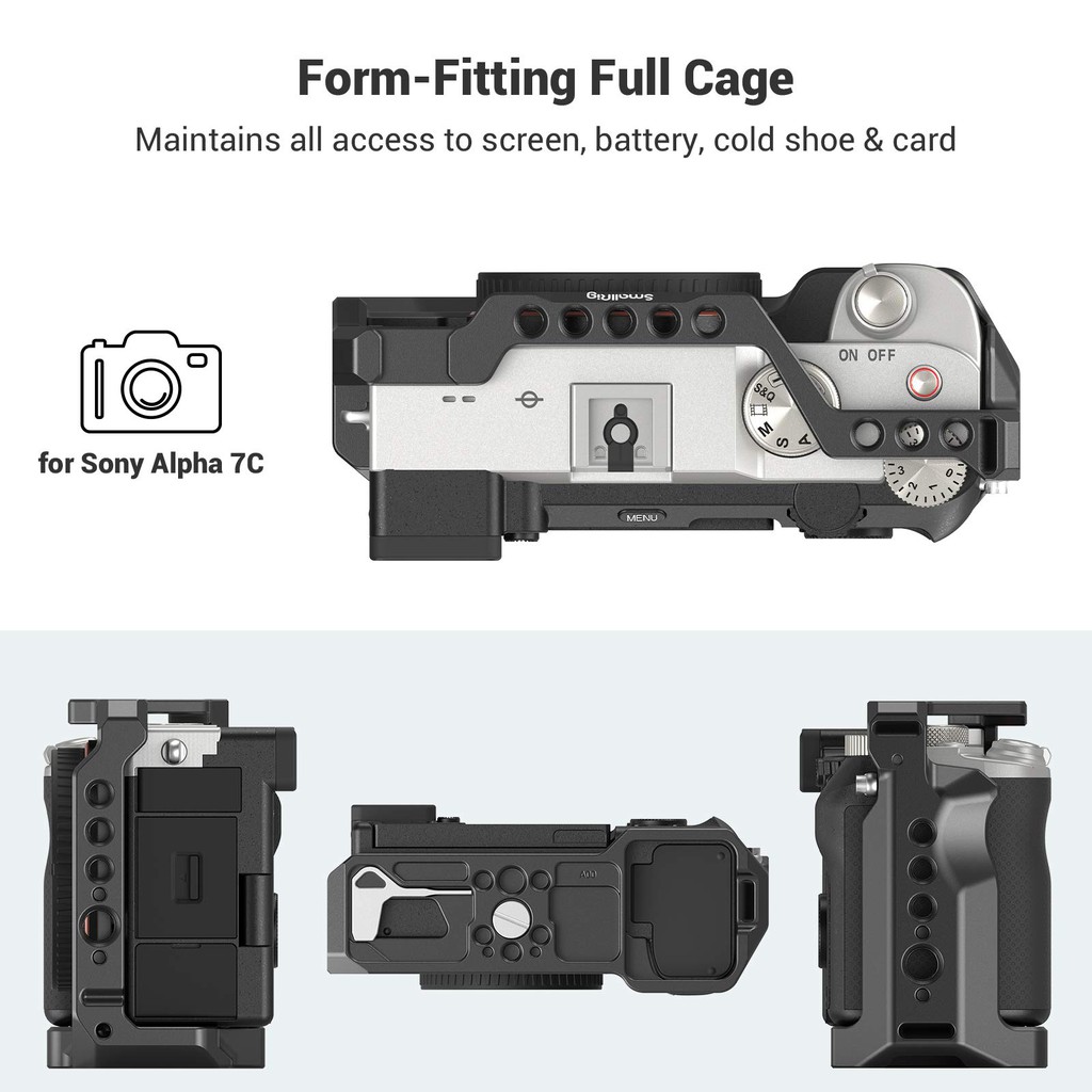 KHUNG MÁY ẢNH SMALLRIG CAGE FOR SONY A7C 3081