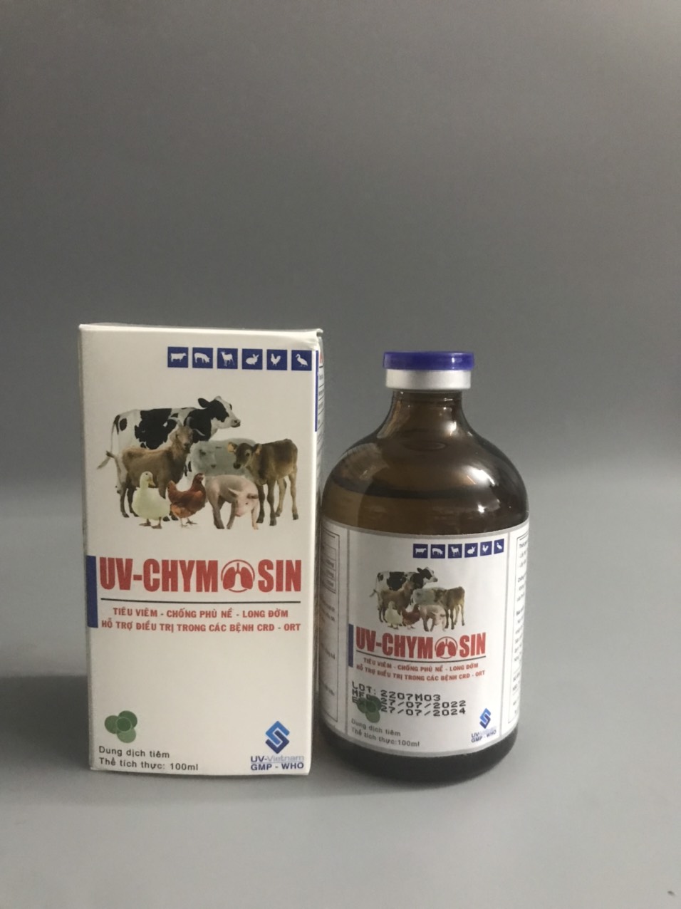 Chymosin dùng cho chó, mèo, gia súc, gia cầm
