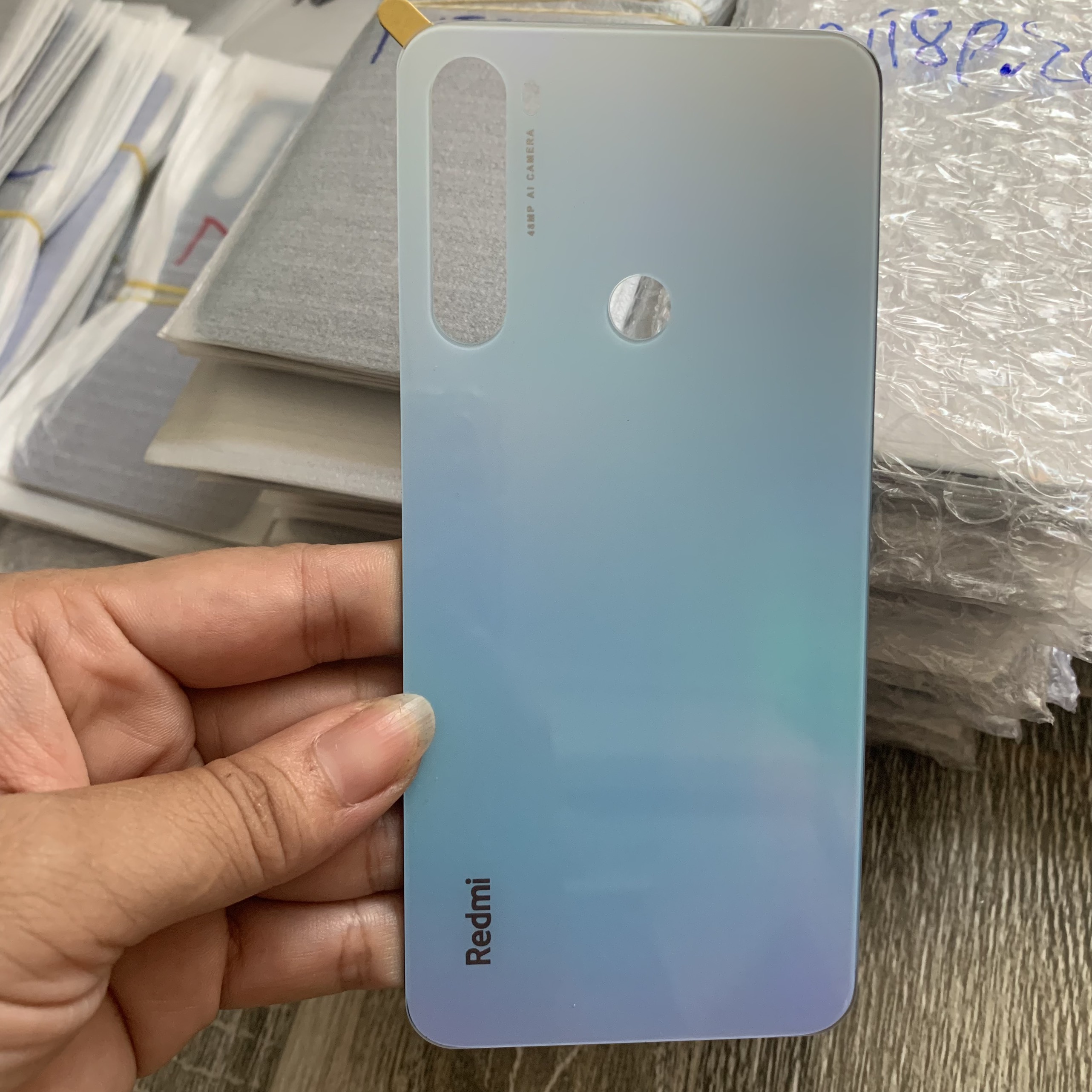 kính lưng xiaomi redmi note 8