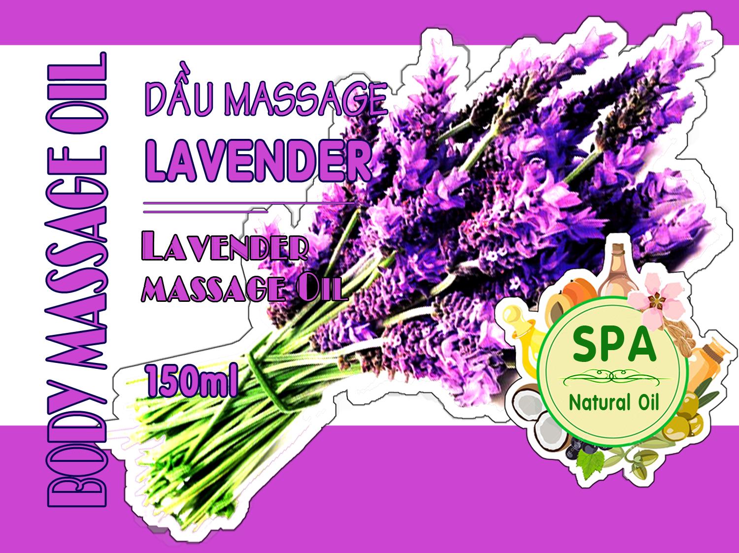 Dầu Massage Body Lavender ACENA 500ml