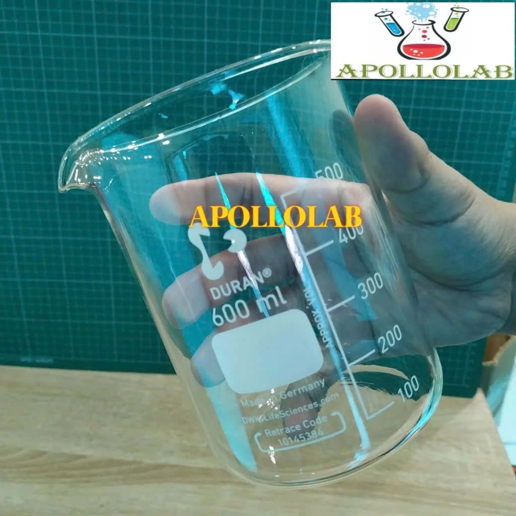 [Hãng Duran- Đức] Cốc thủy tinh có mỏ 600ml 1000ml