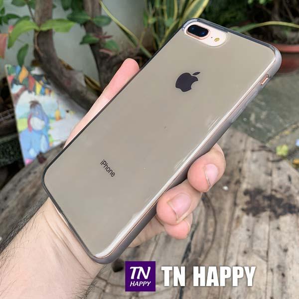 Ốp lưng dẻo đen mờ chống sốc cao cấp dành cho iPhone 7 Plus / iPhone 8 Plus - TN Happy phân phối