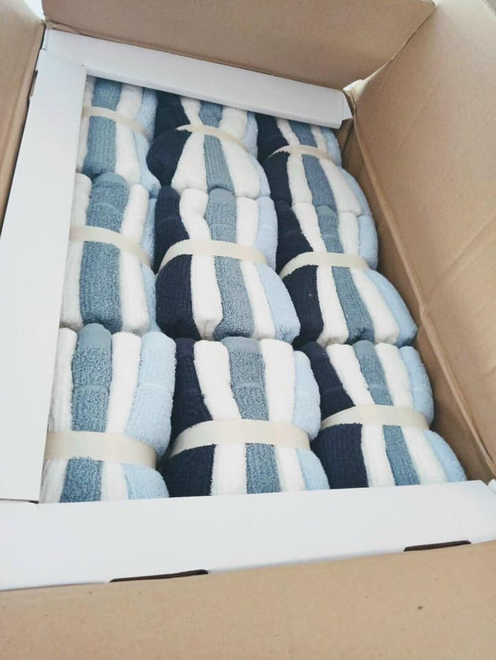 Sét 5 khăn tắm cotton xuất hàn cao cấp