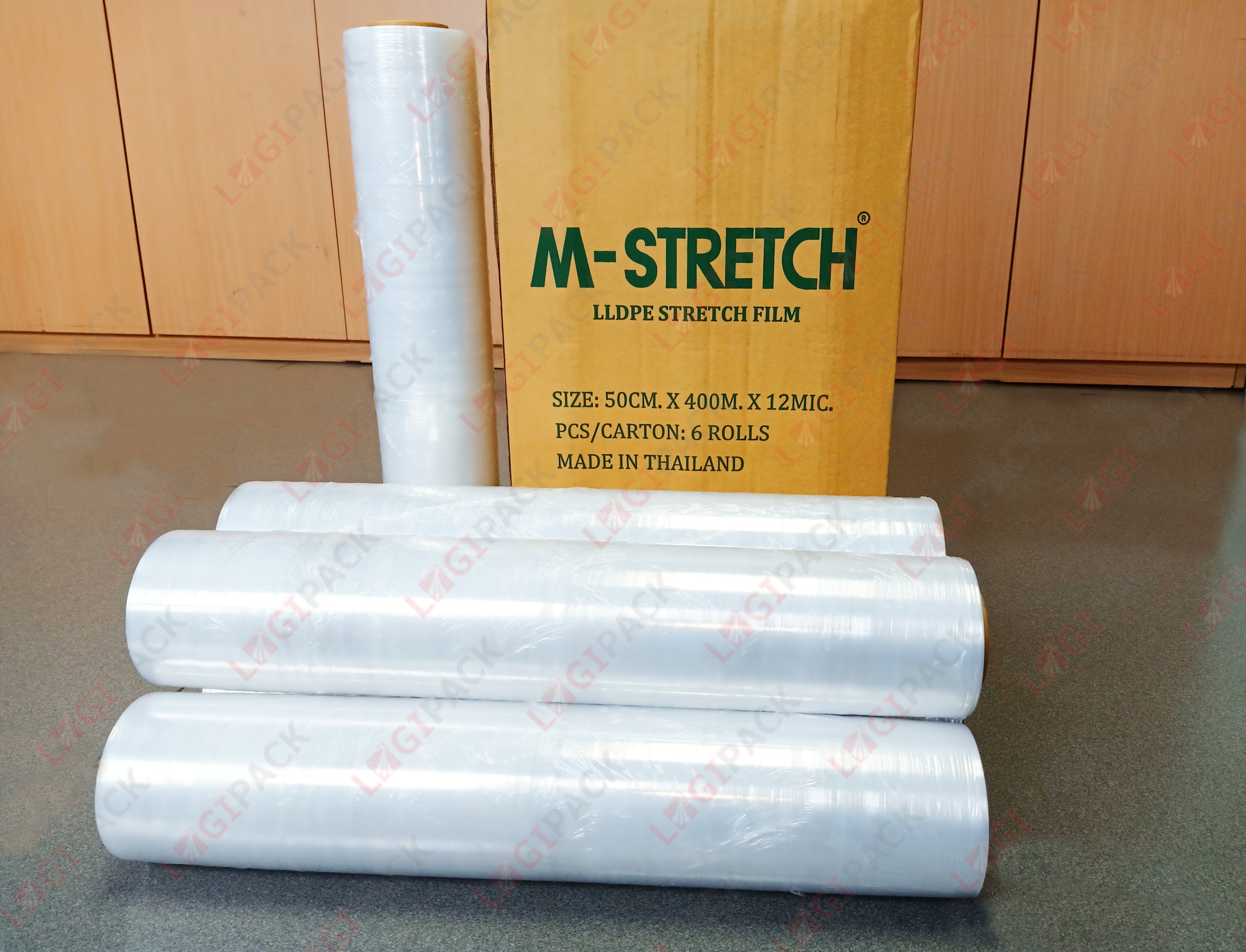 Màng PE M-Stretch (50cm x 400m x 12mic)