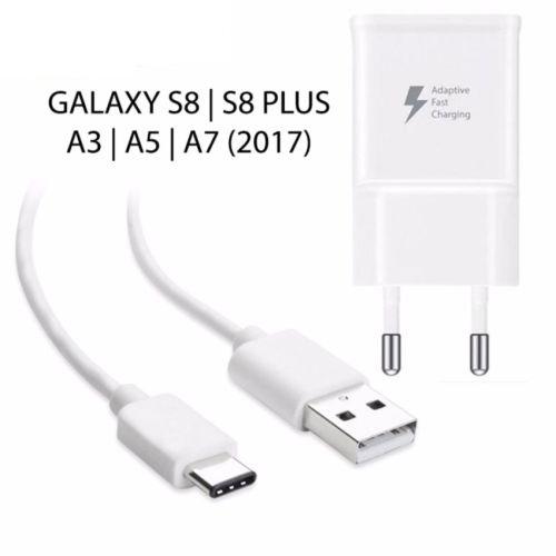 Bộ cáp cốc sạc nhanh cho Samsung Galaxy S8/8+ /S9/9+ / Note 8 / Note 9 cổng TypeC (Màu ngẫu nhiên) - Nhất Tín Computer