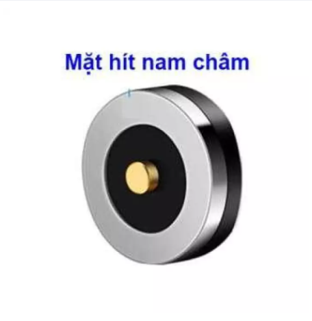 Cáp Sạc Từ Hút Nam Châm Đầu  Lightning - Micro Usb - Type C - Dây Dù - Xoay 360 Độ