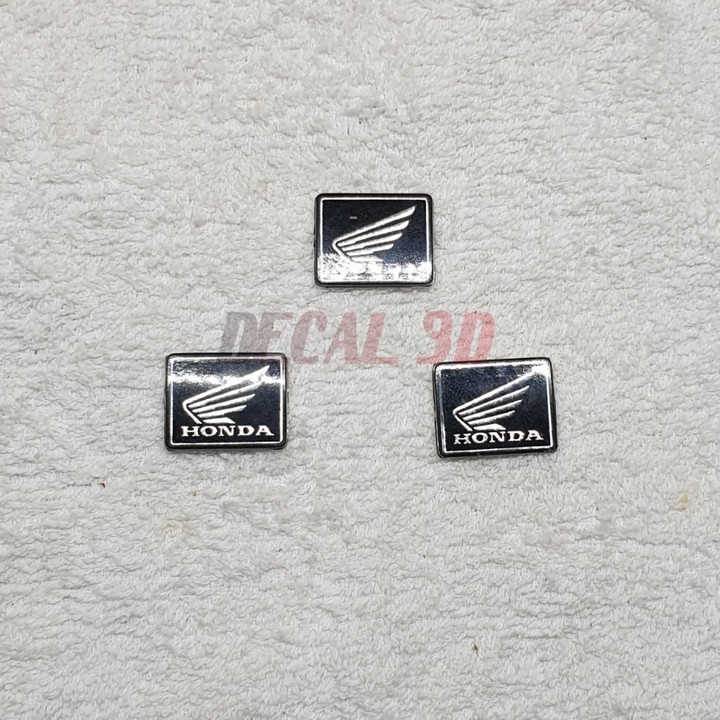 Logo honda vuông dán mặt nạ xe máy
