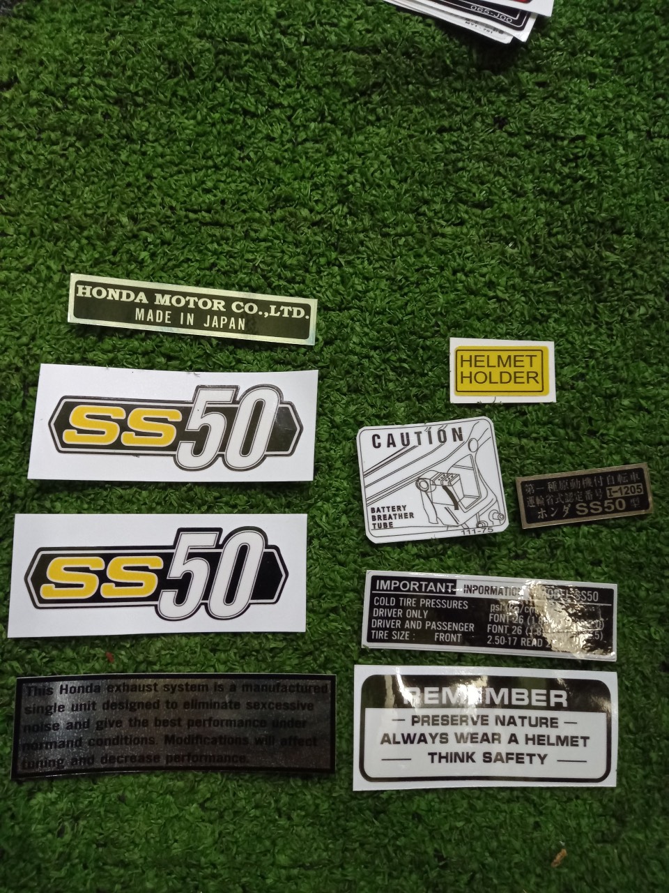 Tem 67 ss50, hàng gia công. Dành cho các dòng xe 67 - 68 - CD - CL