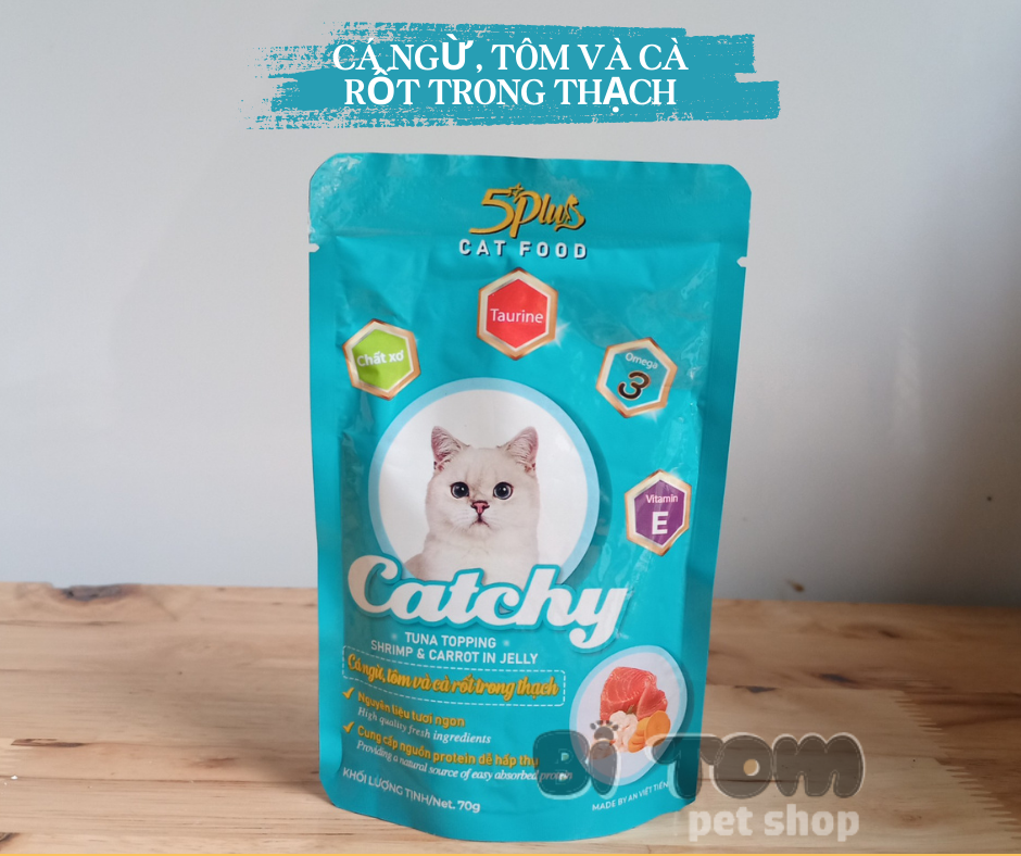 PATE CHO MÈO CATCHY GÓI 70GR - NHIỀU VỊ