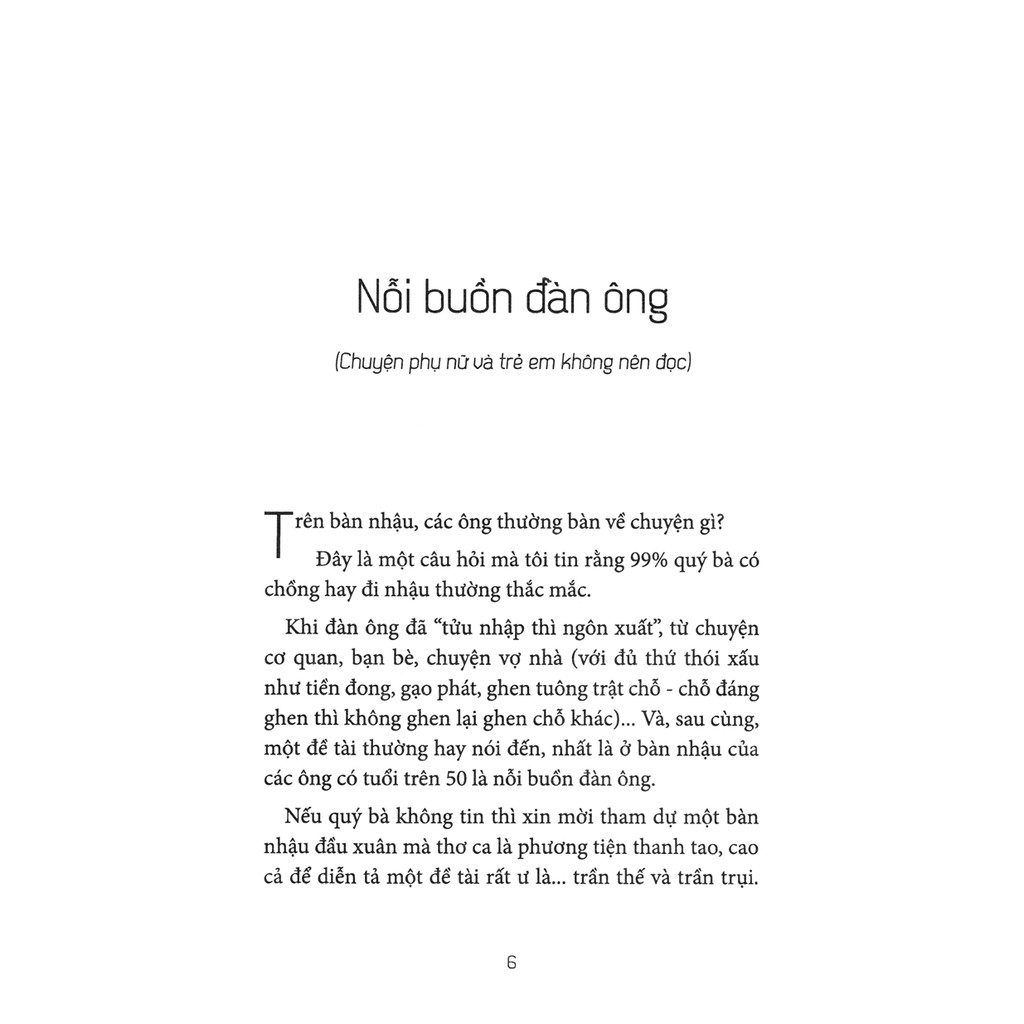 Sách - Nỗi Buồn Đàn Ông (Bìa Mềm)