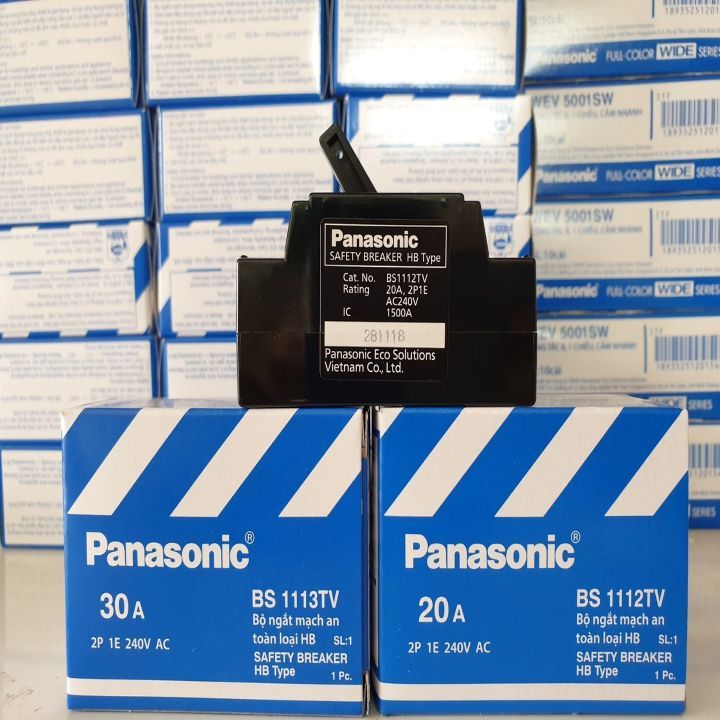 Cầu dao chống giật 30a - cb cóc 30a panasonic bs1113tv