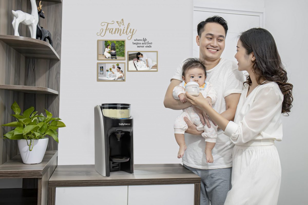 Máy pha sữa Baby Brezza Formula Pro Advanced, Silver / Black