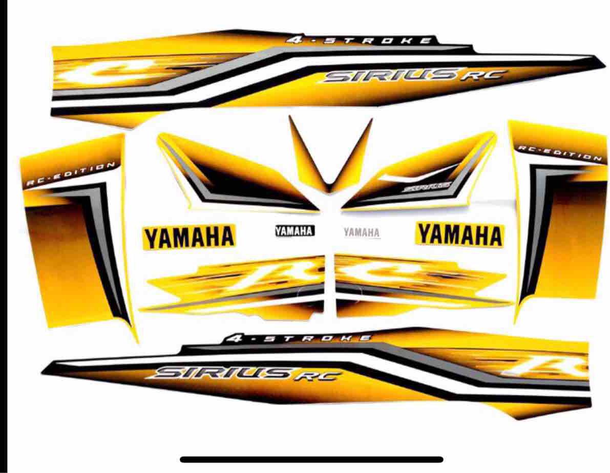 Tem rời sirius Rc vàng đen