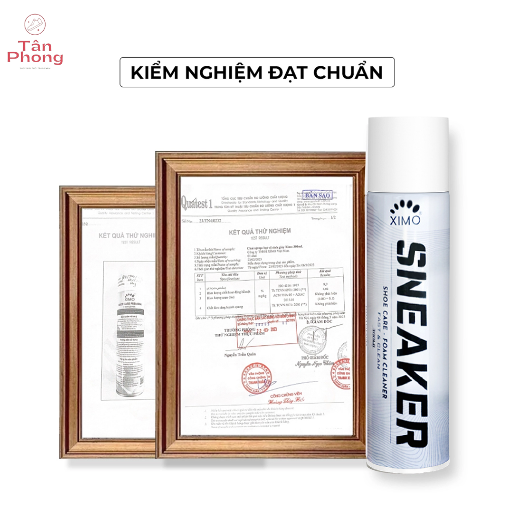 Bình xịt tạo bọt vệ sinh giày XIMO 300ml