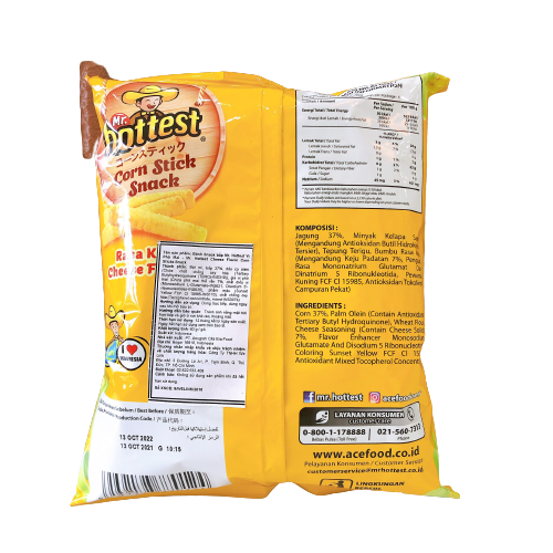 [WE LINK] Snack Mr. Hottest Vị Phô Mai 60G