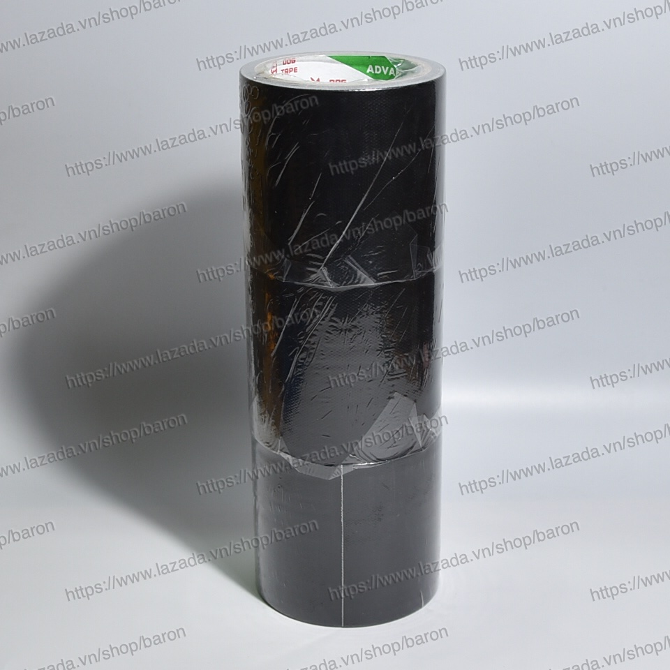 [HCM]1 Cây (3 Khoanh) Băng Keo Bố (Vải) ĐEN 1 Mặt 10F