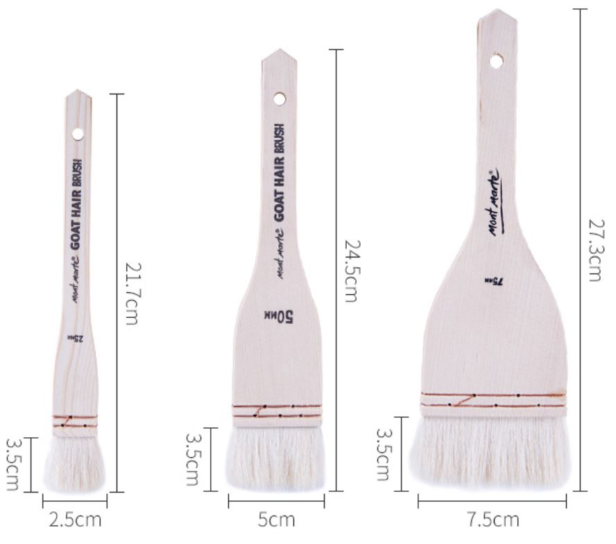 Cọ bản lông dê Mont Marte