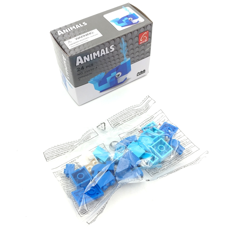 Đồ Chơi Lắp Ráp Ausini 25650-4 - Cá Voi