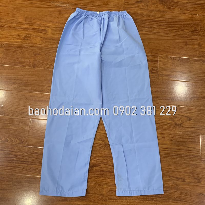Quần blouse y tá, điều dưỡng, bác sĩ, kỹ thuật viên nữ màu xanh