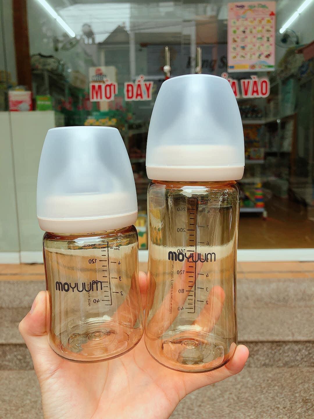 Bình sữa và núm MOYUUM 170ml/270ml Hàn Quốc cho bé