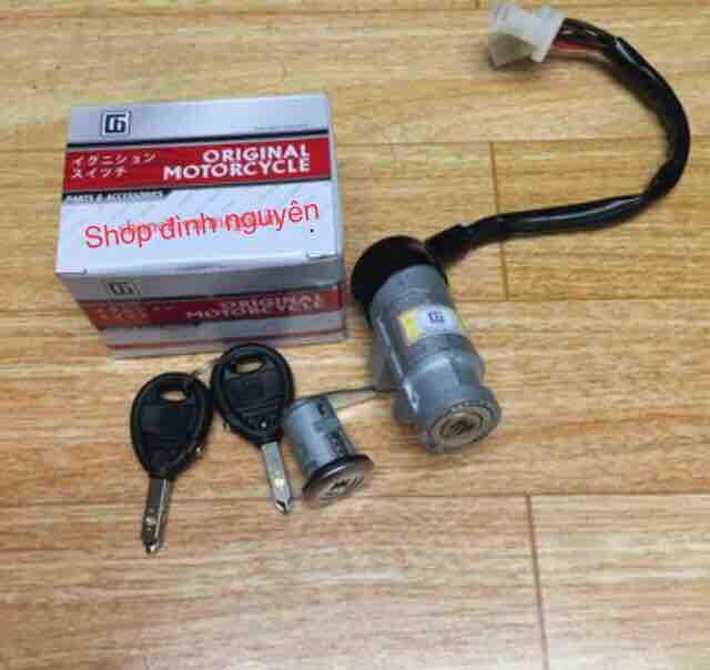 Bộ ổ khoá 6 cạnh xe honda DREAM ll - DREAM 100