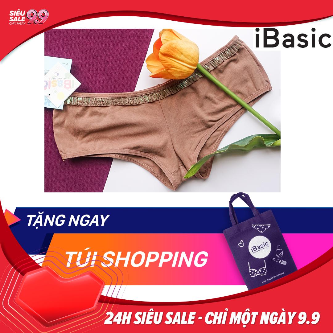 Quần lót nữ cheeky thun cotton iBasic 3241 tặng túi bảo vệ môi trường Nhật Bản