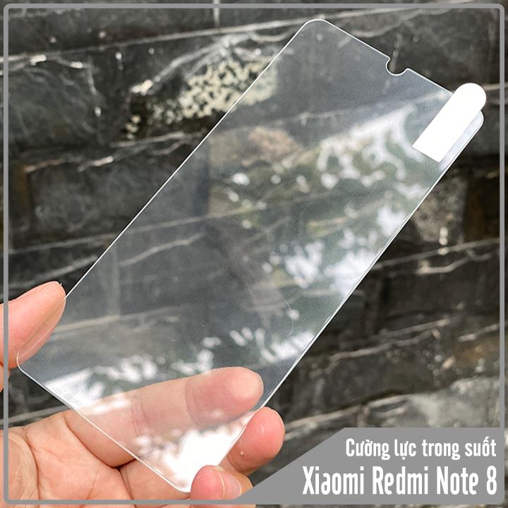 Kính cường lực cho Xiaomi Redmi Note 8 - Trong Suốt