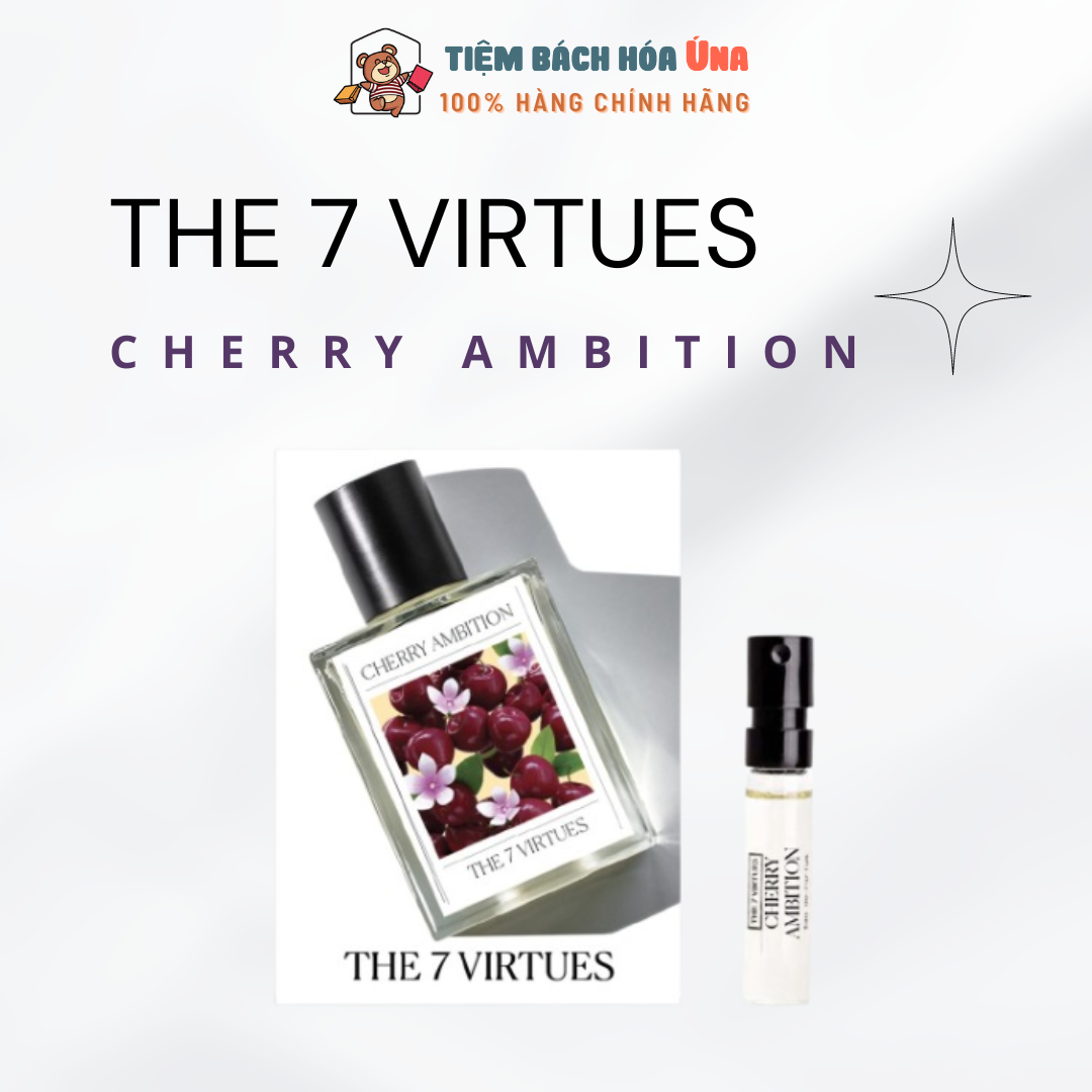 Vial mẫu thử nước hoa The 7 Virtues Vanilla Woods, BlackBerry Lily