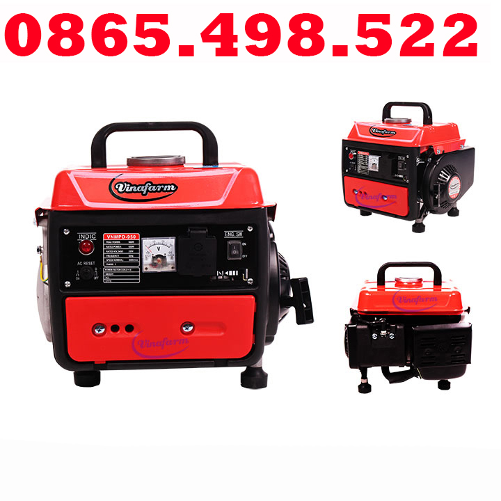 Máy Phát Điện Mini 1kw Chạy Xăng 2 Thì Vinafarm VNMPD-950