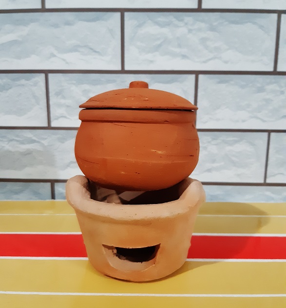 Combo lò đất và niêu mini nhỏ