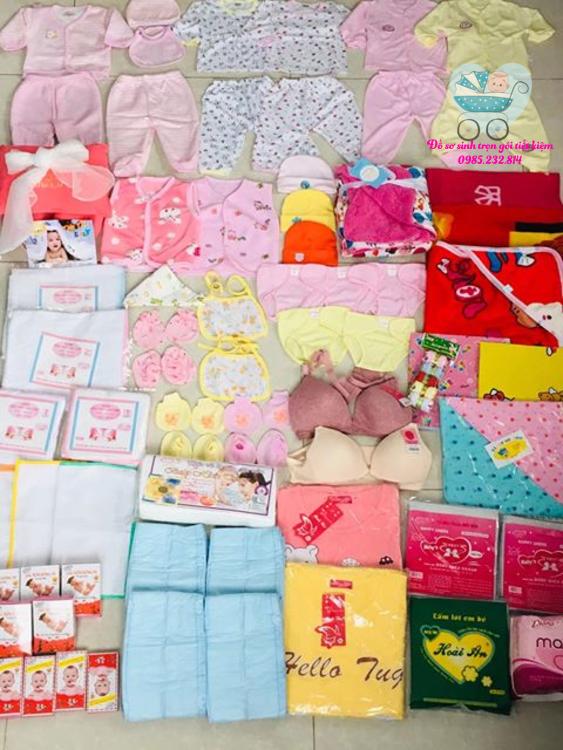 Đồ sơ sinh trọn gói cho mẹ sắp sinh, mẹ và bé sơ sinh bé trai bé gái