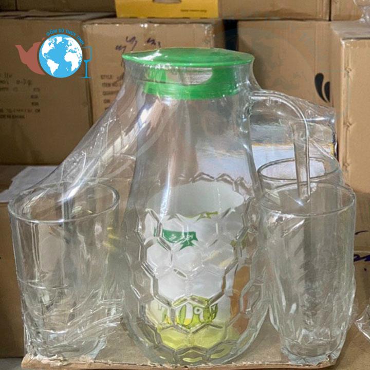 Bộ bình thủy tinh 5 món cao cấp