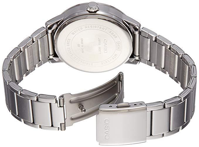 Đồng hồ nam day thép không gỉ Casio MTP-E312D-1B2VDF