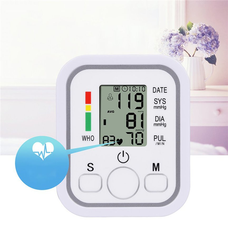 Arm style blood pressure monitor premium blood pressure monitor cuff blood pressure monitor electronic heart rate blood pressure monitor intelligent automatic technology
