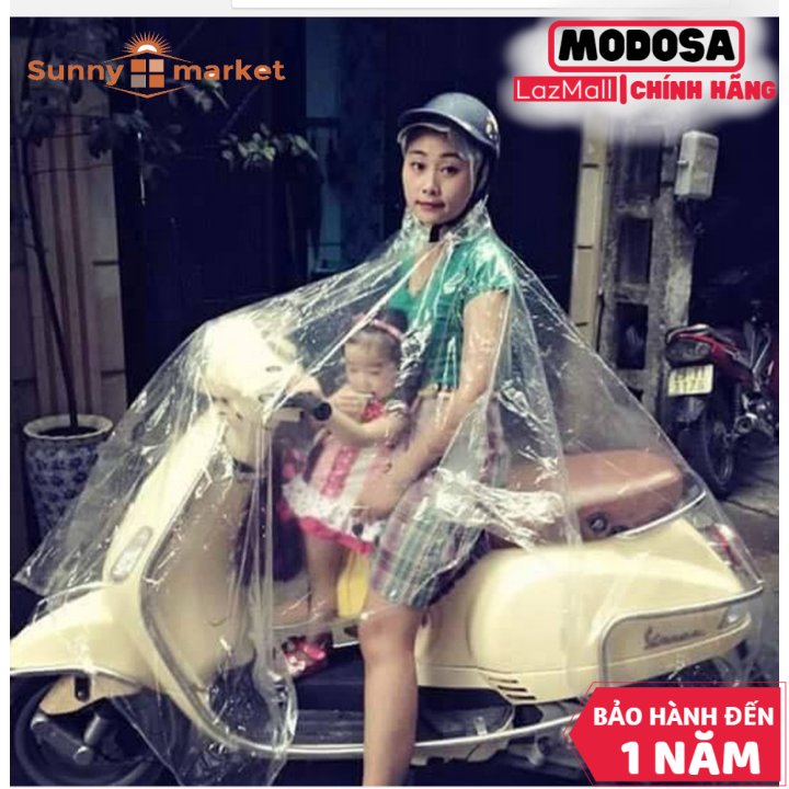 Áo mưa nhựa vi sinh modosa trong suốt loại 1
