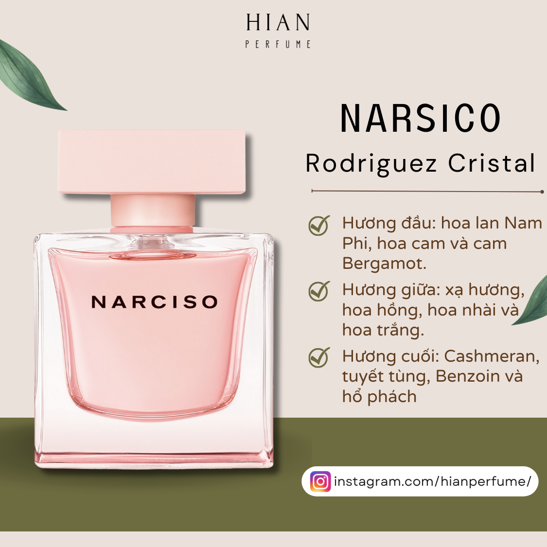 Nước hoa chiết Narciso Rodriguez Cristal EDP 5ml | 10ml