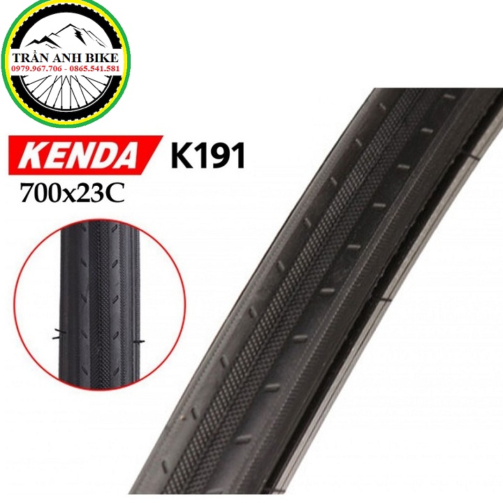 Vỏ Lốp Xe Đạp KENDA K191 700x23C - 1 Cái