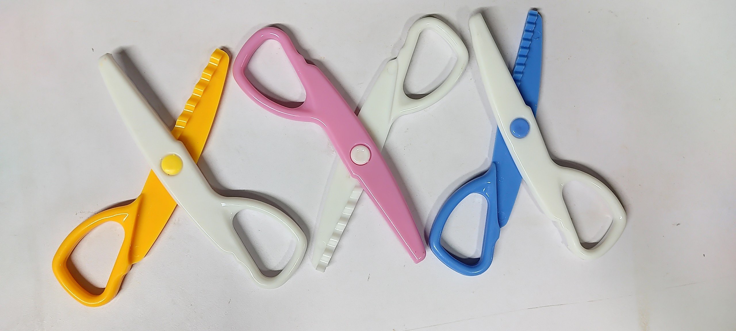 Kéo nhựa chơi bột nặn đất nặn an toàn Tedu