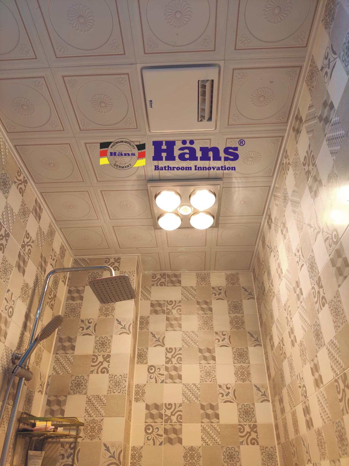 Quạt mát âm trần công tắc Hans H10S